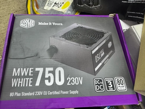 Cooler Master MWE 750 V2 750W 80 Plus Bronze EU 230V Power Supply EU Plug White
