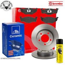 BREMBO Bremsensatz Beläge Ceramic + Bremsenreiniger hinten für MERCEDES-BENZ
