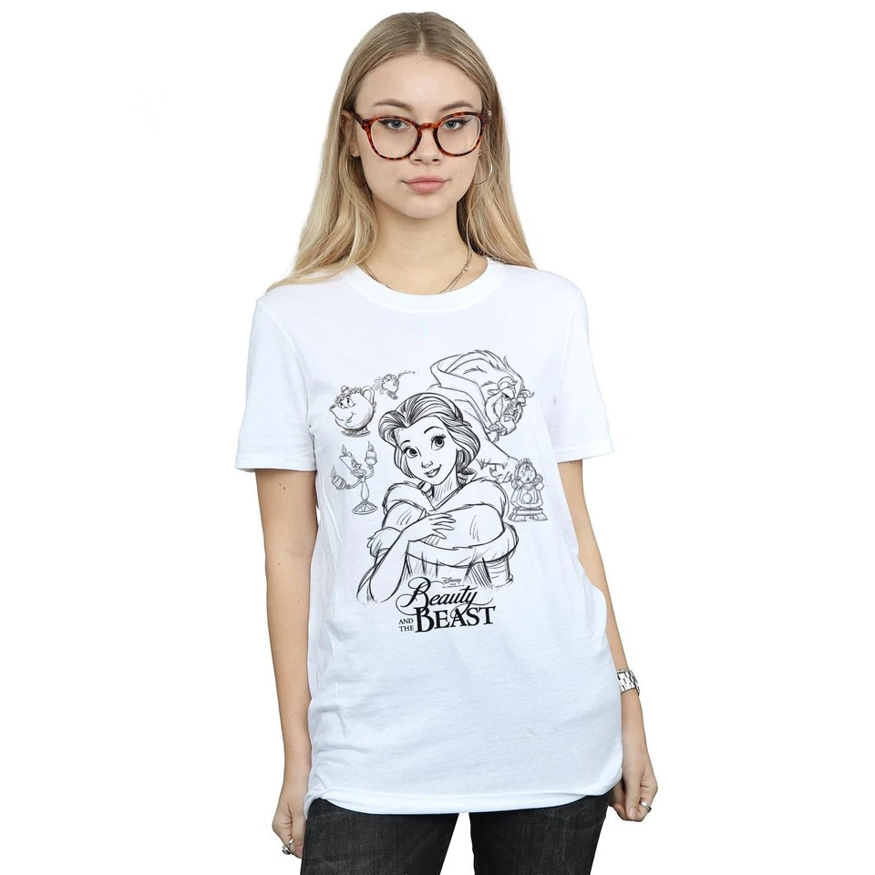 Disney - T-shirt BEAUTY AND THE BEAST - Femme (BI42902) - Photo 2/3