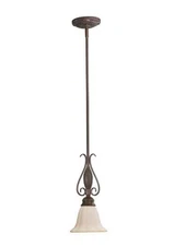 Quorum International Coronado Mini Pendant  3195-38 Gilded Bronze
