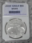 Better Date 2000 American Silver Eagle 1 Troy Oz .999 Fine Silver Uncirculated