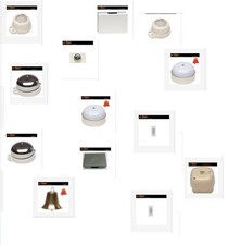 SUONERIA CAMPANELLO DIN DON CAMPANA SQUILLANTE RONZATORE 220V V AC DC