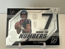 2023 Panini Zenith Football - Behind The Numbers Insert #5 C.J. Stroud (RC)