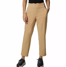 NEW Columbia Women's M Omni-Shade Sun Protection Pants Beige Outdoor