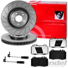 brembo BREMSSCHEIBEN + BEL&Auml;GE VORNE passend f&uuml;r MERCEDES S-KLASSE W220 + C215