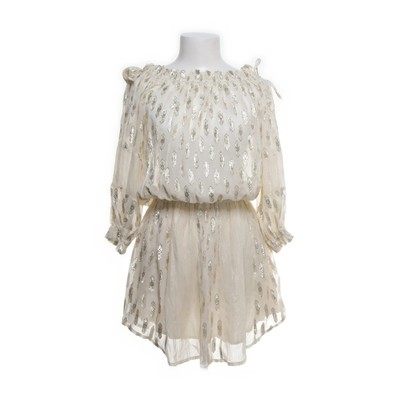 Dream Catcher, Kleid, Größe: 36, Beige/Gold, Seide/Viskose, Damen #DMp