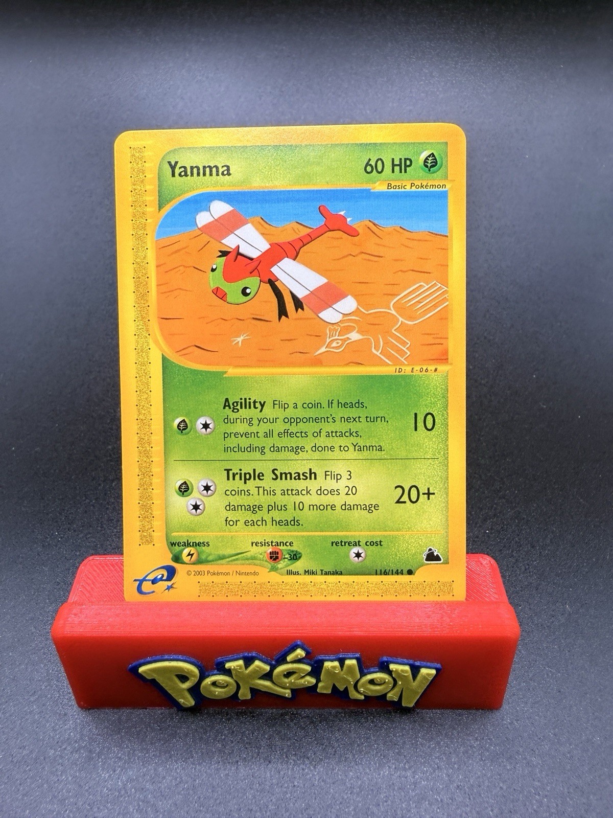 Yanma 116/144 Skyridge Set Wizards of the Coast WOTC Pokemon Cards - NM