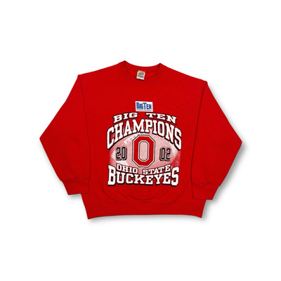 2002 Fruit of the Loom Best Tag Ohio State Buckeyes Big Ten Graphic Sweater