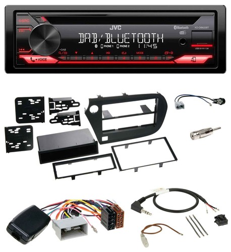 JVC CD DAB USB Bluetooth Lenkrad Autoradio für Honda Insight ZE2 2009-2013 - Bild 1 von 10