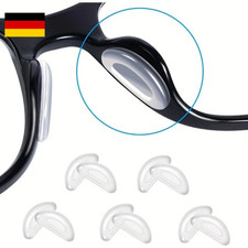 10 Stück (5 Paar) Silikon Nasenpads selbstkl...