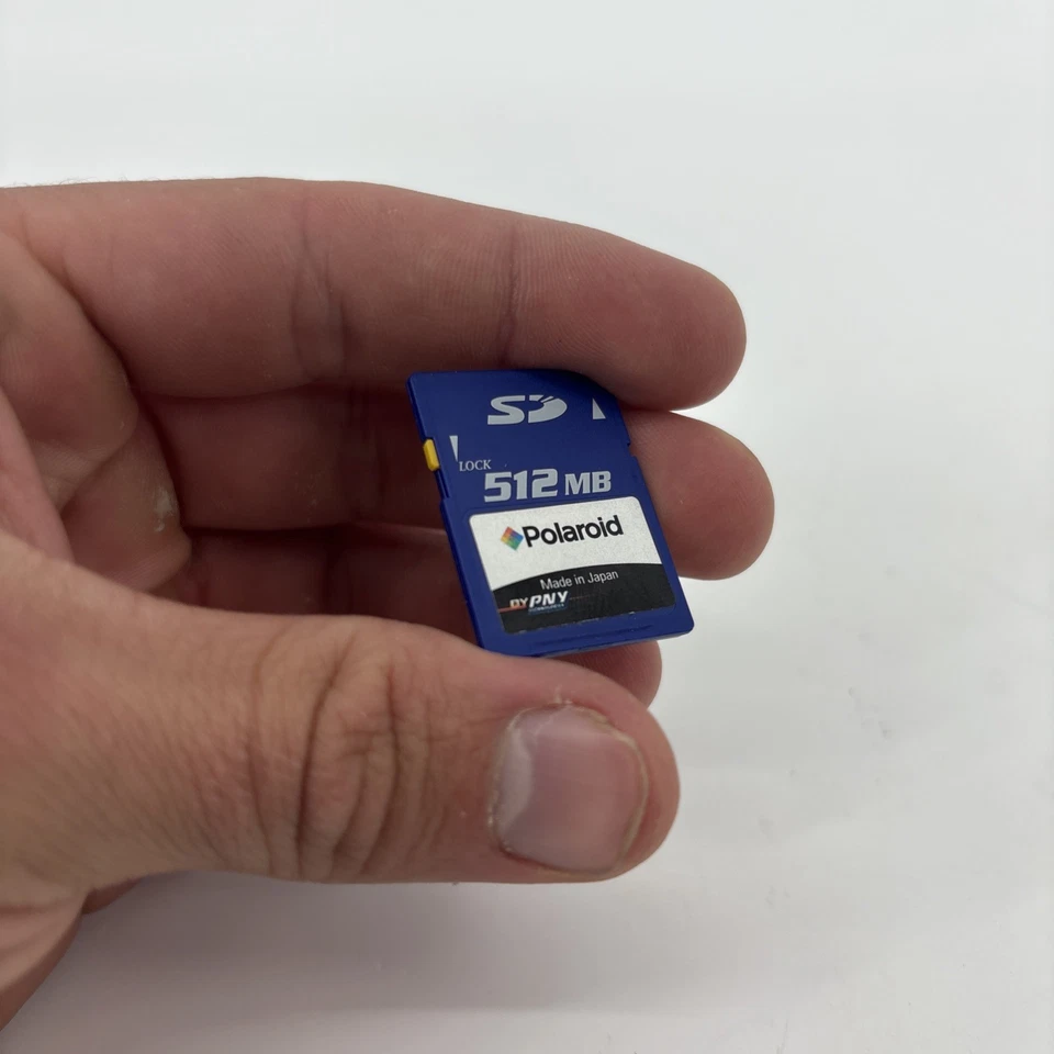 Polaroid Memory Card SD 512 MB Made In Japan. Free Fast Shipping! - Image 2 of 4