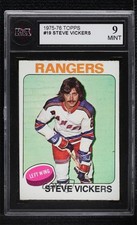 1975-76 Topps Steve Vickers #19 KSA 9 MINT 0i7t