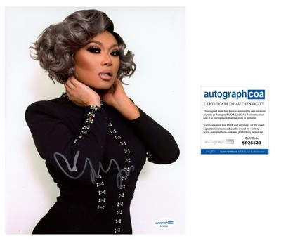 JUJUBEE SIGNED DRAG QUEEN RUPAUL S DRAG RACE 8x10 PHOTO - ACOA COA