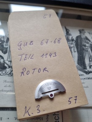 Glashütte Automat Cal.67-68 Teil 1143 Rotor  K3.57