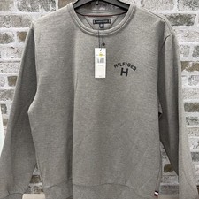 Tommy Hilfiger New XL Grey Crewneck Pullover Sweatshirt Longsleeve