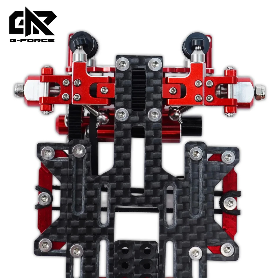 G-Force TT24 1/24 Full CNC Aluminum Drift Chassis Kit Mini RC Car Racing 2wd RWD - Image 4 of 4