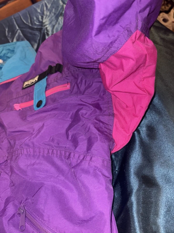 Jaqueta corta-vento vintage Jansport color block anos 90 - Imagem 4 de 4