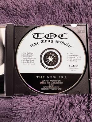Toc The Thug Scholar New Era G-Rap Hardcover Book Urban