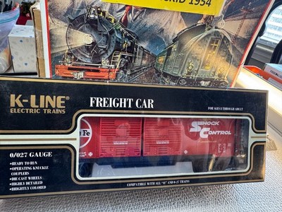   K- LINE - SANTA FE CLASSIC DOUBLE DOOR BOX CAR- NEW  L2191