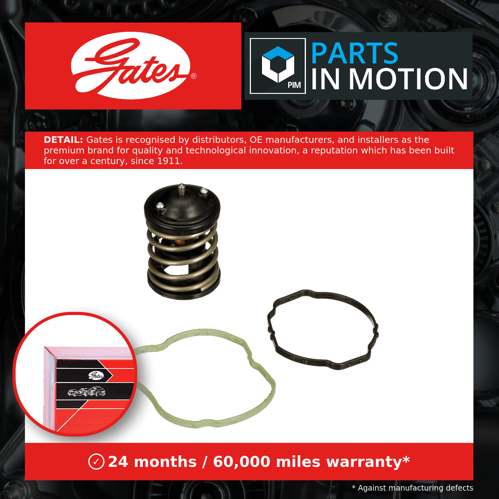 THERMOSTAT COOLANT TH47487G1 FOR BMW 3/F01/F02/F04/E92/E91/E90/X/SAV/E8/F80 5 - Image 13
