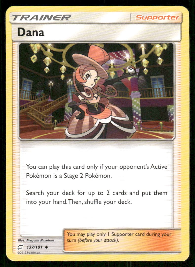 2019 Pokemon Dana Uncommon Team Up 137/181 NM