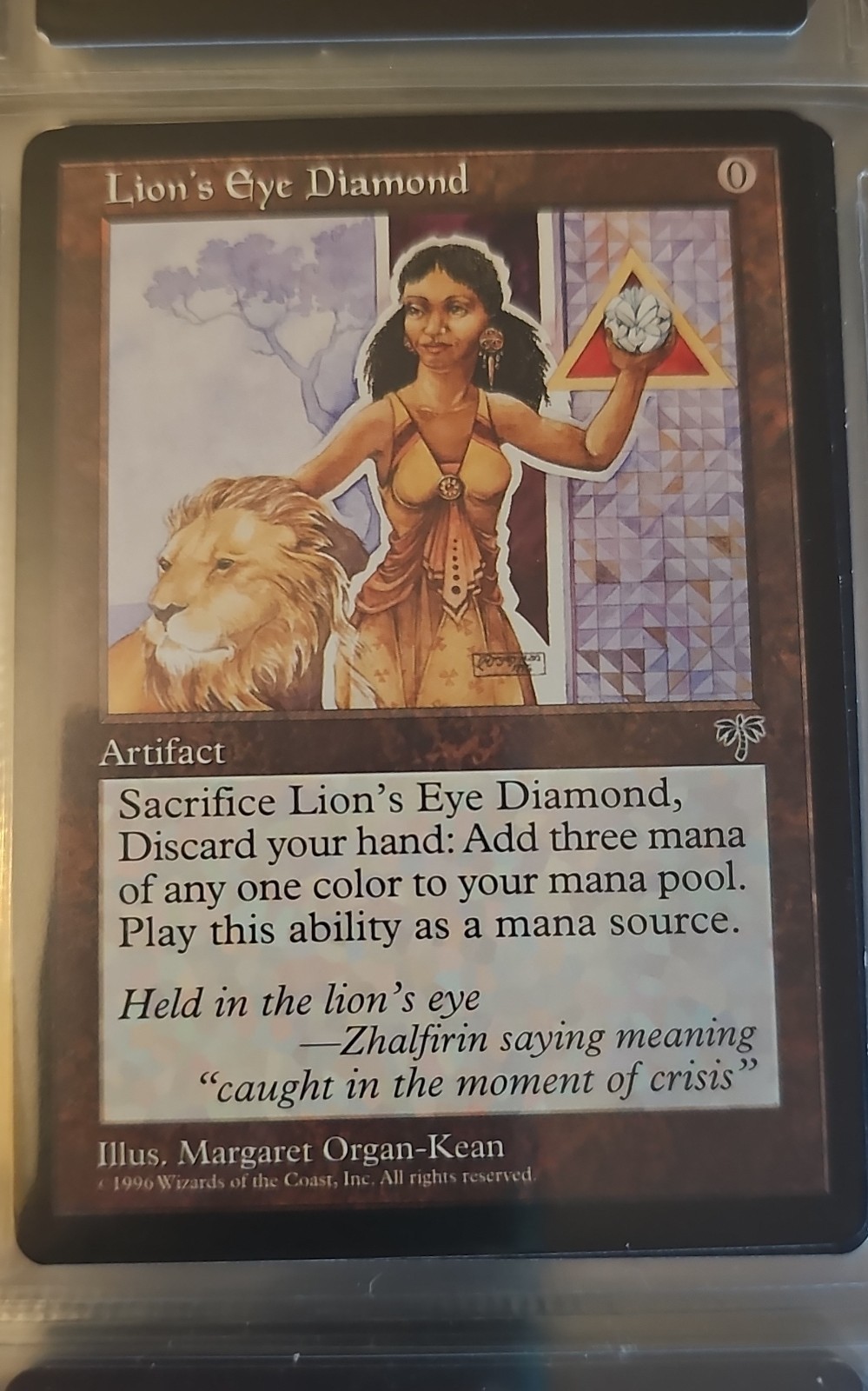 Magic the Gathering Lion's Eye Diamond Mirage Regular (MTG) Rare