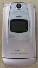 Sprint Sanyo Katana Vintage Flip Phone Rare Color Untested As/Is 0422-02M
