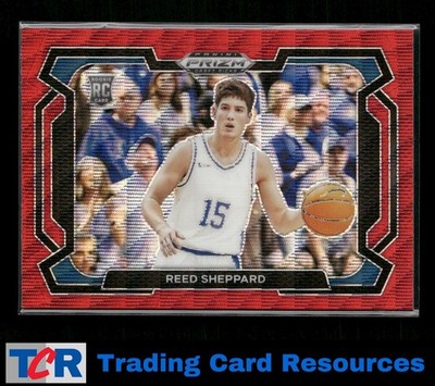 2024 Panini Prizm Draft Picks #21 Reed Sheppard Prizms Red Wave Variation