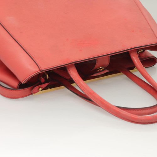 FENDI To joule Hand Bag Leather Pink Gold Auth bs26640 - Afbeelding 6 van 24