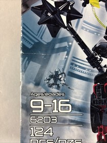 RARE! LEGO HERO FACTORY #6203 Black Phantom New.See Pictures For Box Condition