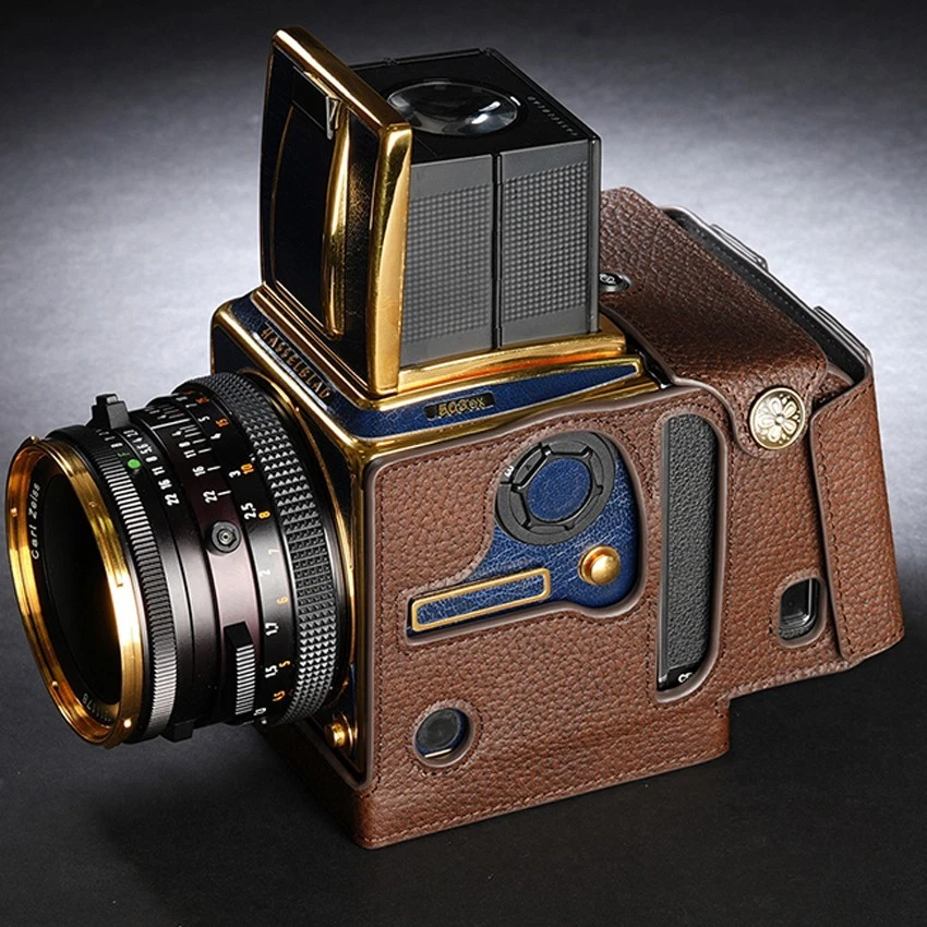 Funda de cuero para cámara Hasselblad 500 cm 501 cm 503CW 503CX 100c 50c Foto 2 de 4