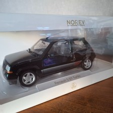 RENAULT 5 GT turbo phase 2 noir de 1989 NOREV 1/18e ref 185244