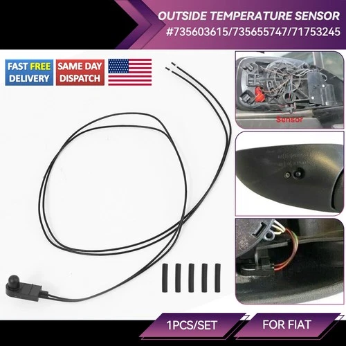 For Fiat 500 500L 500X Punto Ambient  Temperature Sensor Underneath Door Mirror