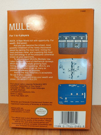 Vgc BOX CIB M.U.L.E. Mule 100% complete in nintendo nes lot NICE