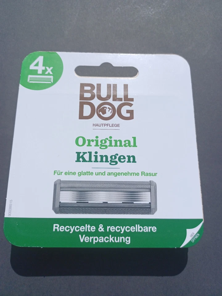 BULLDOG RASIERKLINGEN ( 4 er Pack ) NEU &OVP