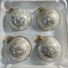 Gorgeous RAUCH "MAGIC" Glitter CHRISTMAS ORNAMENTS MADE IN THE USA