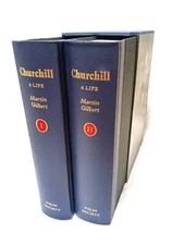 Martin Gilbert-Churchill: A Life 2 vols Folio Society 1st printing 2004 LIKE NEW