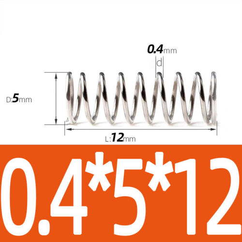 Compression Spring Steel 0.2 - 1mm Wire Dia 2mm - 12mm OD Small Pressure Springs - Picture 23 of 130
