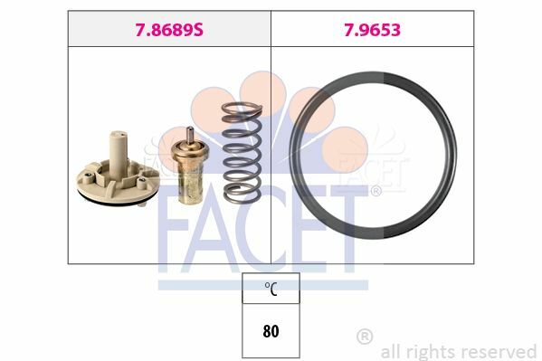Facet Thermostat FüR VW Beetle,Cc,Eos,Golf V Vi,Jetta III Iv,Passat,Polo-image