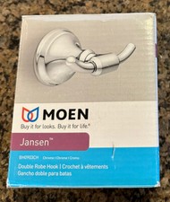 MOEN Double Robe Hook CHROME BH0903CH JANSEN