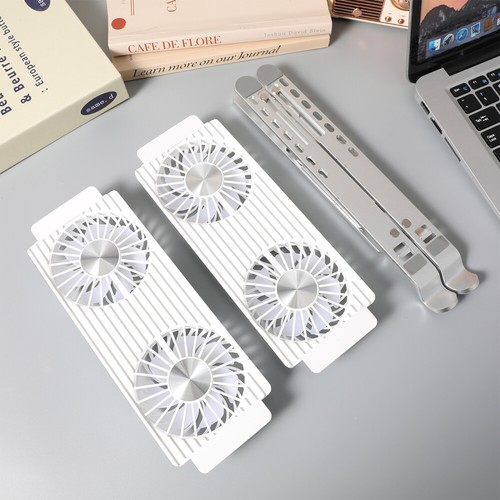 2 Pack Kühlerhalterung Laptop-Kühlständer Kühlpad Für Laptop-Lüfter - Bild 3 von 12