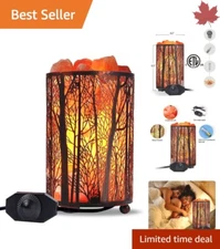 Enchanting Himalayan Salt Lamp with Shadow Projection - Home Decor - 1 Pack