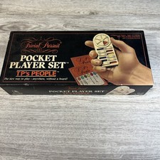Trivial Pursuit Pocket Player Set TP's People Television Edition Vintage 1987
