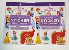 2pks Disney Princess Stickers  Learning Activity Booklet Over 200 Stickers