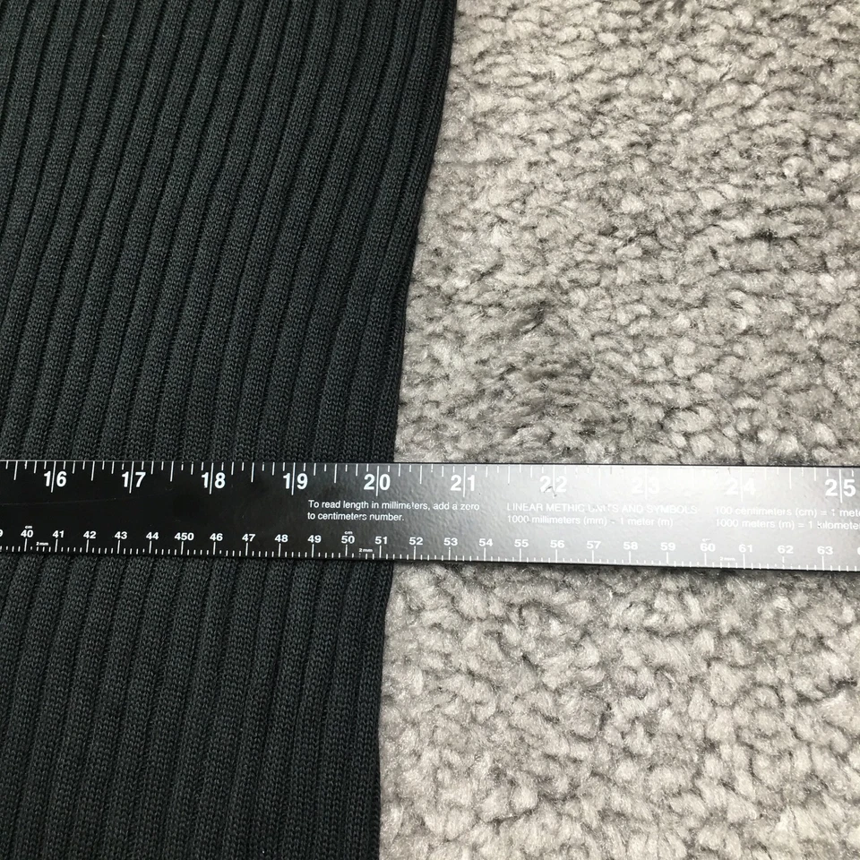 Cárdigan plumero Venezia Jeans para mujer talla 18/20 negro tejido acanalado nuevo con etiquetas Foto 4 de 4