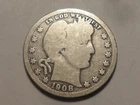 1908-O "BETTER DATE/MM" BARBER 90% SILVER QUARTER LOW MINTAGE 6,244,000!!
