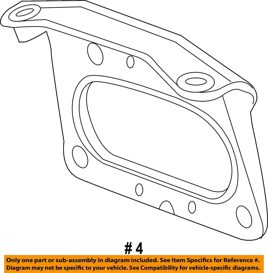 GM OEM 16-22 Sistema de escape de chispa colector-junta de colector de escape 25203997 Foto 2 de 2