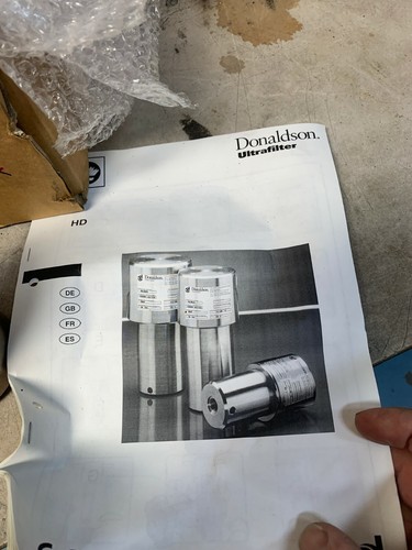 Donaldson HD-0003-NPT, High Pressure Filter Housing,  Missing O-Ring New in Box - Picture 5 of 5