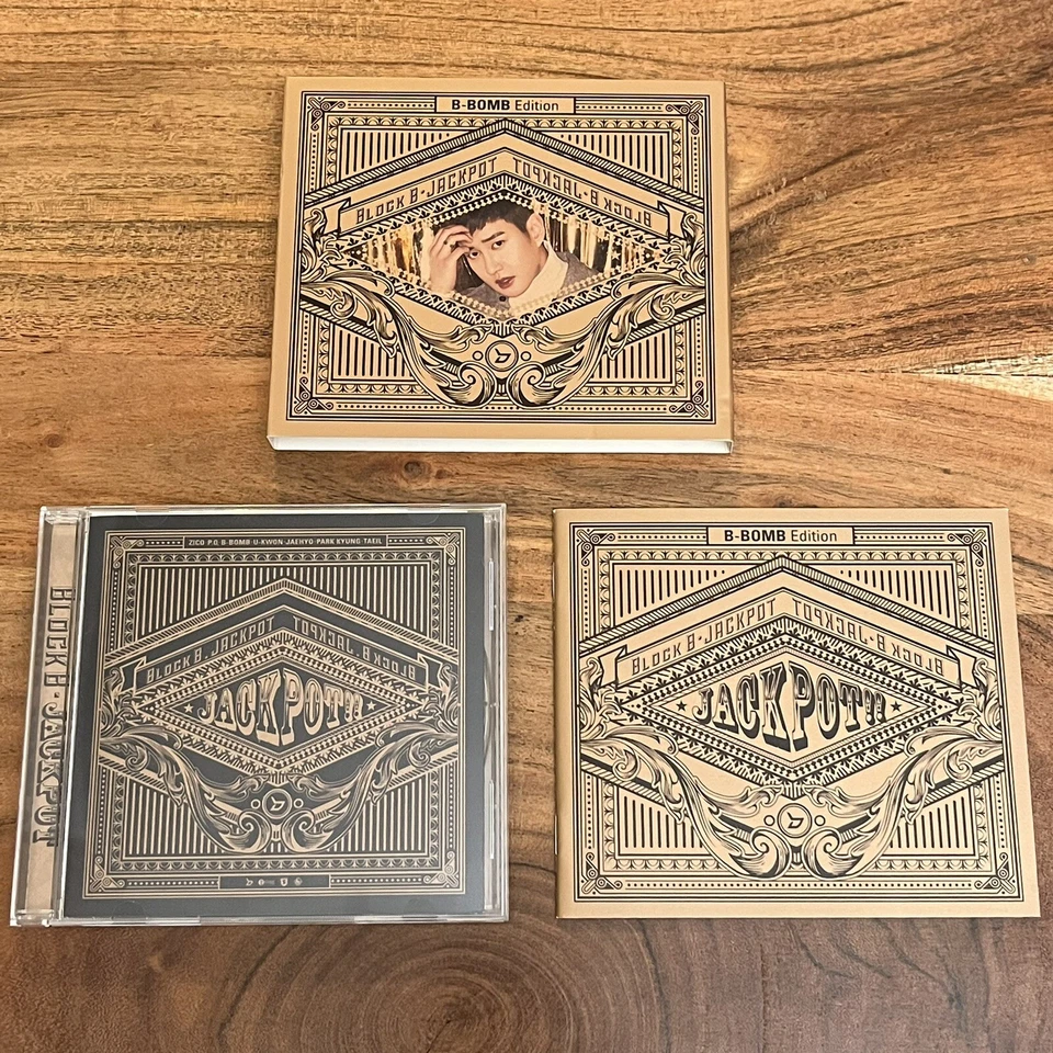 Block B Jackpot B-Bomb Edition CD Japanese Version Import King Record Co. K Pop Foto 4 de 4