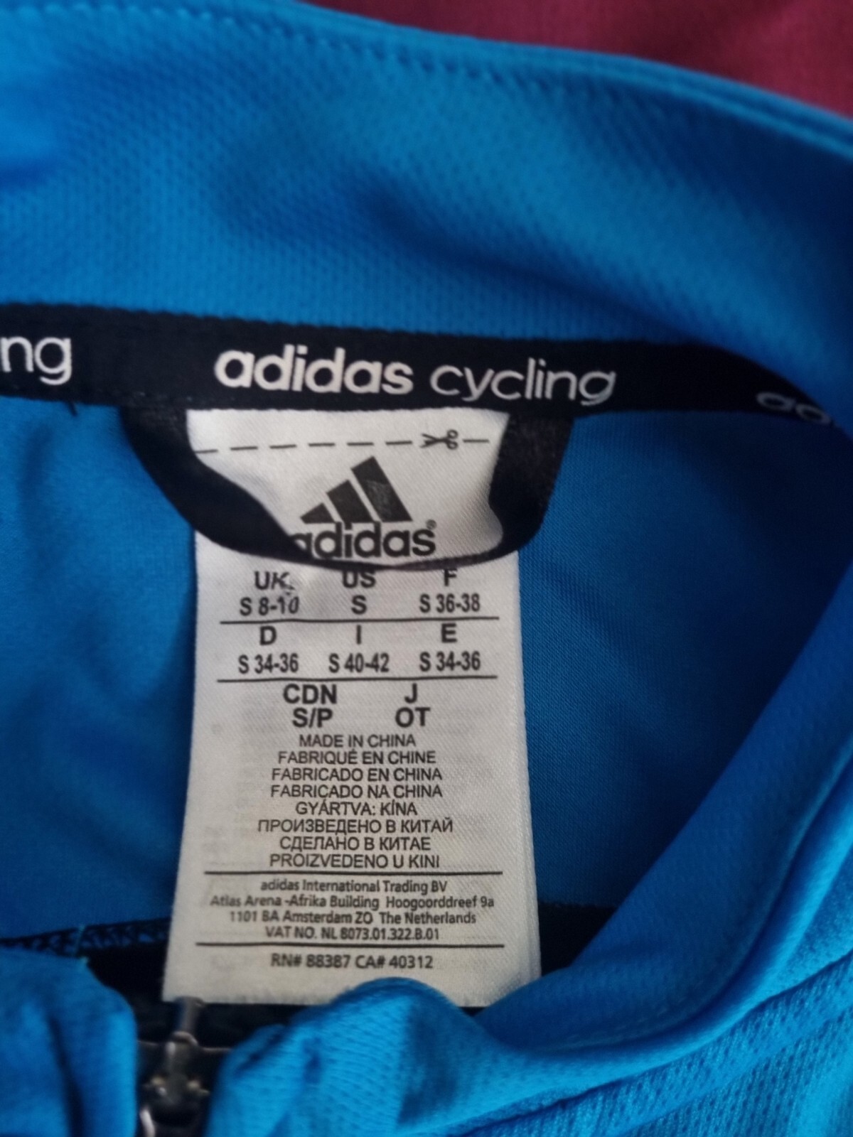 Adidas Cycling Full Zip Cycling Jersey Top Womens Size 8 10 eBay